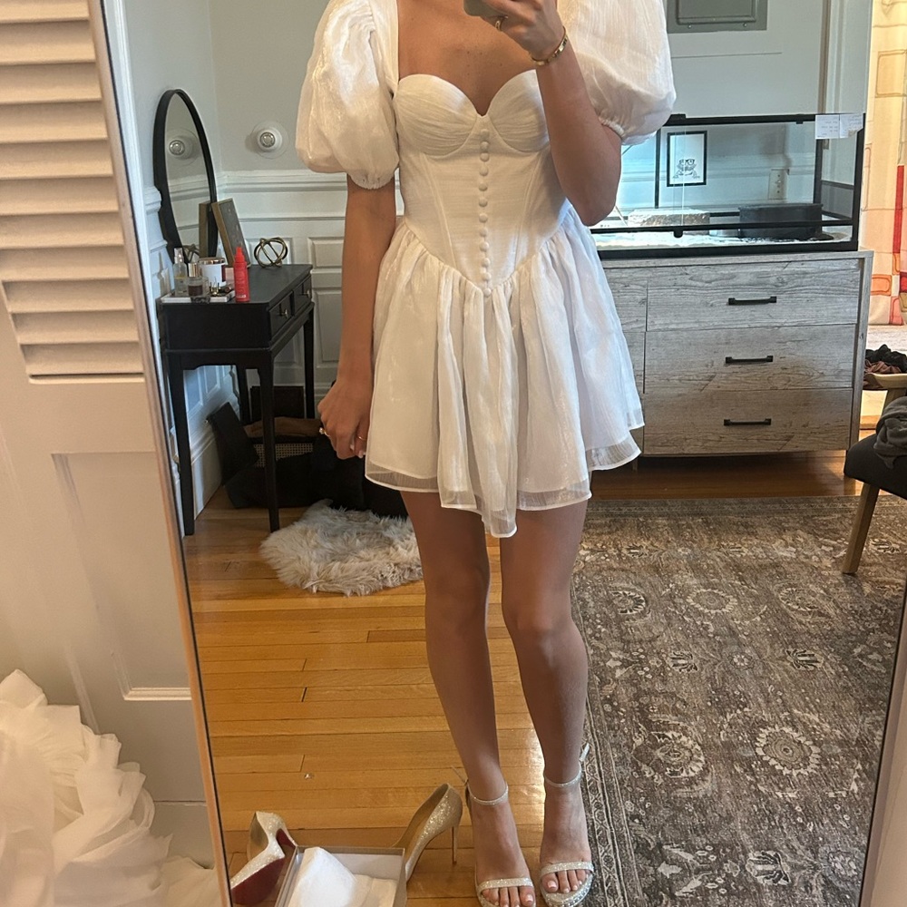 adeirlina here comes the sun dress in white